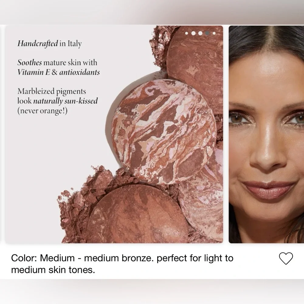 Laura Geller BRONZE and Brighten Nude Pinks Browns Tan MEDIUM NIB FULL SIZE